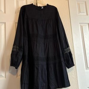 Long sleeve black old navy dress! Size L Tall